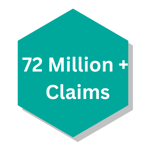 72 mil claims